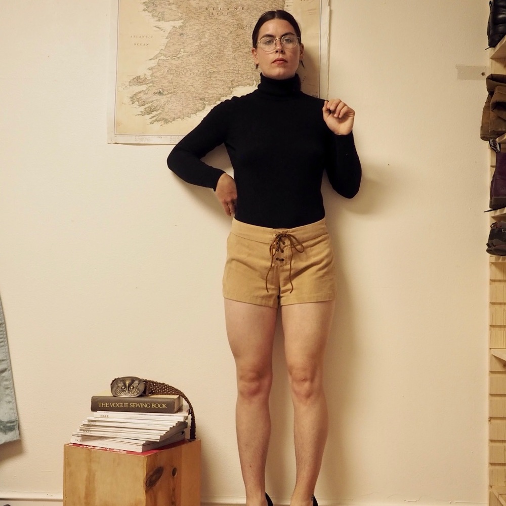 Faux Suede Shorts